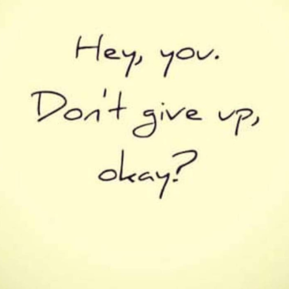 Be encouraged